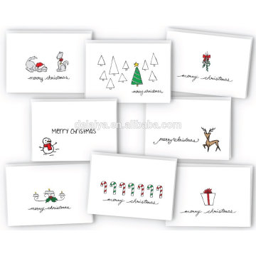 Merry Christmas Greeting Cards Collection Tarjetas de felicitación personalizadas